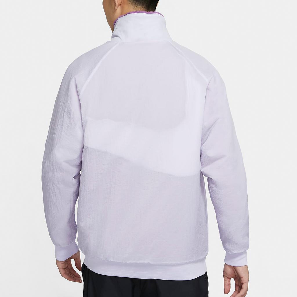 Nike Womens Big Swoosh Reversible Boa Jacket (Asia Sizing) Purple Men Outerwear BQ6546-570