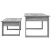 Coffee Table Set 2 Pieces Sonoma Grey 100 x 50 x 42 cm