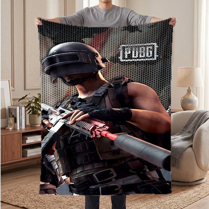 PUBG (1) Мягкие теплые фланелевые одеяла Удобное одеяло для домашнего декора Подарки
