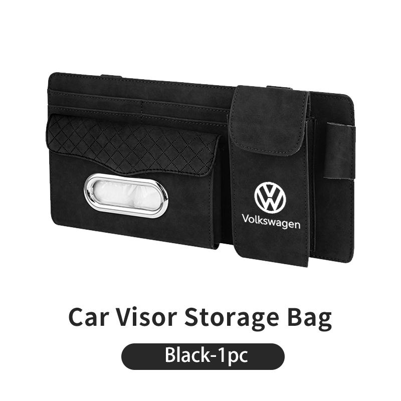 Car Accessories Sunvisor Tissue Box Paper Towel Storage Holder For Volkswagen VW Polo Jetta Sagitar Magotan Passat B5 B6 B7 CC zg8