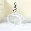 Transparent Cat Food Bag Zipper Closure Kibble Storage Pouch Stylish Portable Feeding Bag