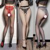 Девушка Бабочка Промежность Сексуальные Чулки Промежность Бикини Колготки Ультратонкие 10D Женское Белье Нейлоновые Колготки Открытая Промежность Чулки