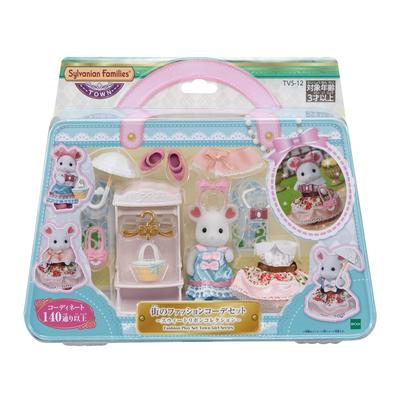Sylvanian Families Town [Набор модных аксессуаров для города - Коллекция Sweet Ribbon -] TVS-12 ST Mark Сертификация для детей от 3 лет и старше Игрушечный кукольный домик Sylvanian