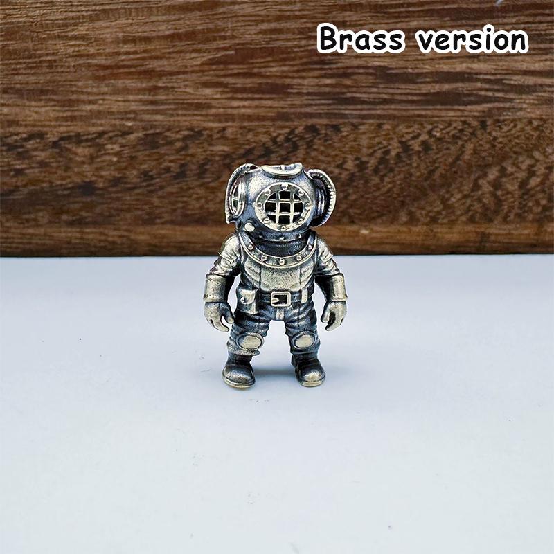 Фигурка дайвера Латунные бусины с ножом EDC DIY Плетеные браслеты Подвески для шнурка Аксессуары Наружный инструмент Подвески Шармы Подарок