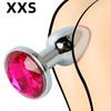 Анальная пробка Сердце xxs Размеры Нержавеющая сталь Хрустальная анальная пробка Съемная анальная пробка Стимулятор Анальные секс-игрушки Массажер простаты Дильдо