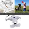Head Mounted Optical Magnifier Eyeglasses Large Capacity Battery LED Hands Free Magnifying Glass Interchangeable Lenses Portable