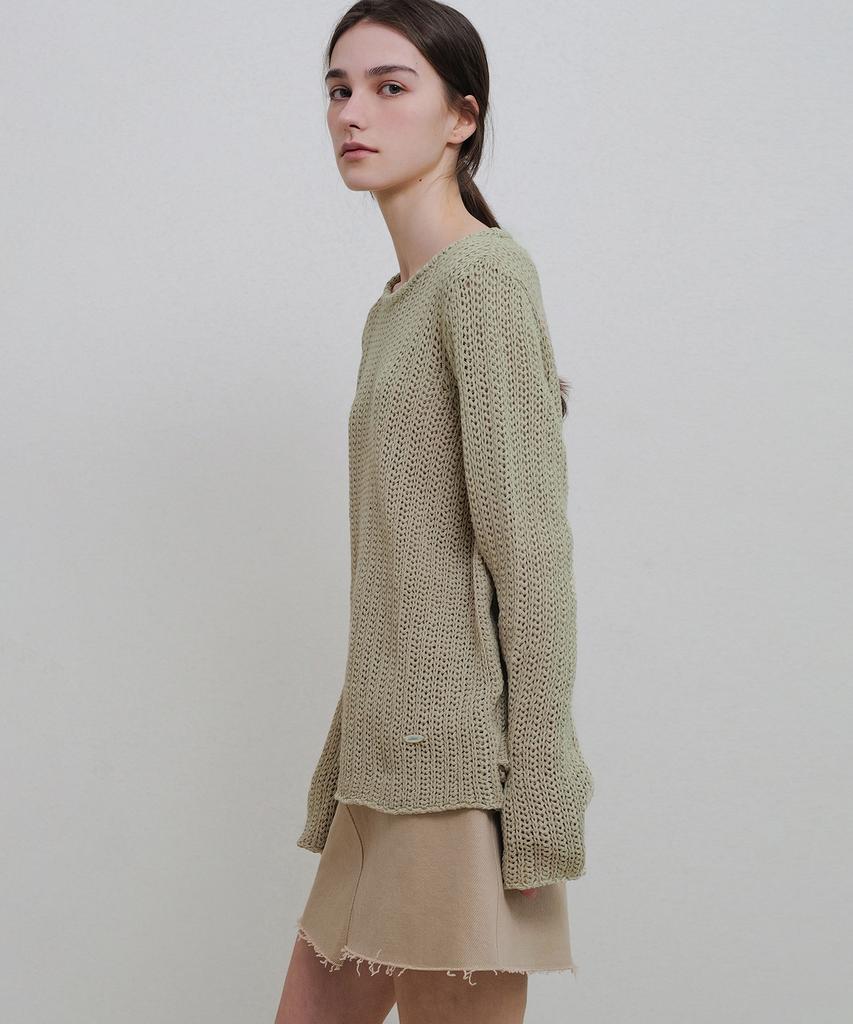 Annies Cotton Twill Mini Skirt (Beige)