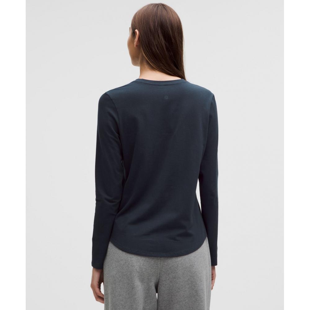 Lululemon Рубашка Love с длинным рукавом True Navy