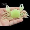 10CM/16.5G Slow Sinking Soft Crab Lure Long Casting Bionic Crab Bait Colorful PVC Artificial Bait Saltwater Freshwater Fishing Accessories