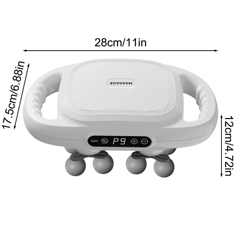 12-головочный глубокий мышечный массажер-пистолет, высокочастотная вибрация, фасциальная терапия для расслабления и облегчения боли в спине