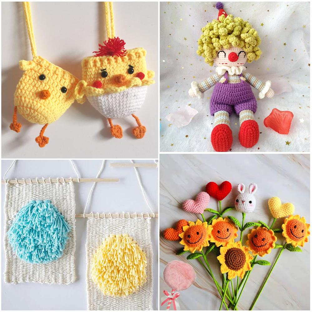 FEIJIEAST 50 г/рулон молочно-хлопковой пряжи, 5-слойная нить для ручного вязания, мягкие теплые хлопковые нитки «сделай сам», детская шерсть для ручного вязания крючком, пряжа