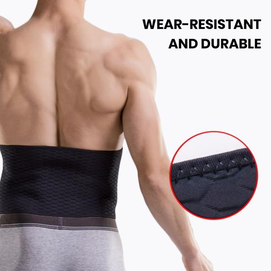 Триммер для талии, широкий охват, эффективное сжигание жира, коррекция осанки, мужской тренажер для талии больших размеров, спортивный пояс