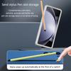 Для Samsung Galaxy Z Fold 5 4 3 5G приятный для кожи цветной сенсорный чехол с S Pen складной противоударный защитный чехол для Z Fold5