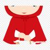 Little Red Riding Hood Big Bad Iron On Patches For Clothing Applique Stickers On Clothes Heat-Sensitive Custom Patch