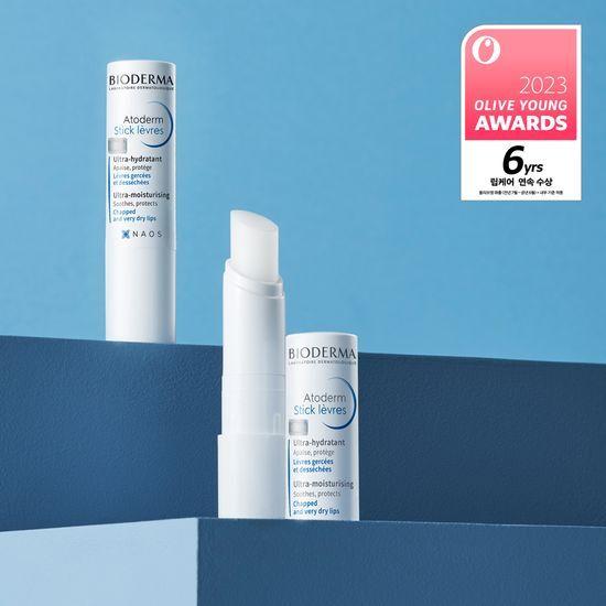 Bioderma Помада Atoderm 1+1 Специальная (Гипоаллергенный бальзам для губ)