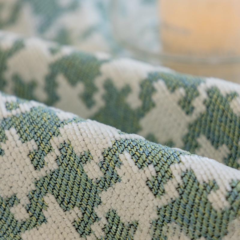 Nordic Chenille Sofa Cushion Fabric Four Seasons Universal Seat Cushions Non-Slip Simple Modern Sofa Towel Houndstooth Cover Towel