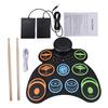 Electronic Drum Set with 2 Speaker RollUp Drum Pad 9 Pads Supports MIDI Various Audio Connection