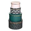 Boîte cylindrique en carton avec couvercle - 15 x Ø 28,5 cm