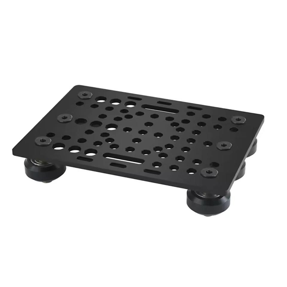 Детали 3D-принтера 20-80 мм Набор портальной пластины V-образного паза с 6 колесами для черного алюминиевого V-образного паза Набор Solid V POM для деталей станка с ЧПУ