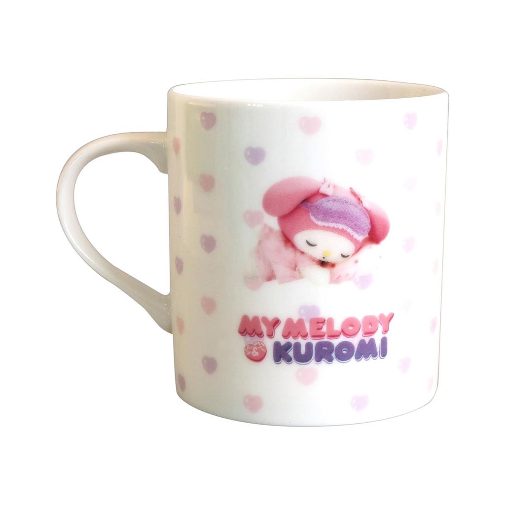 Серия My Melody Кружка My Melody Для микроволновой печи и посудомоечной машины Сделано в 319132 Кружка "Netflix & Kuromi", Прибл.. 300 мл, Безопасный, Япония,