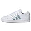 Grand Court Base White Vision Metallic Women Sneakers Cloud-White Grey-Two GZ8164