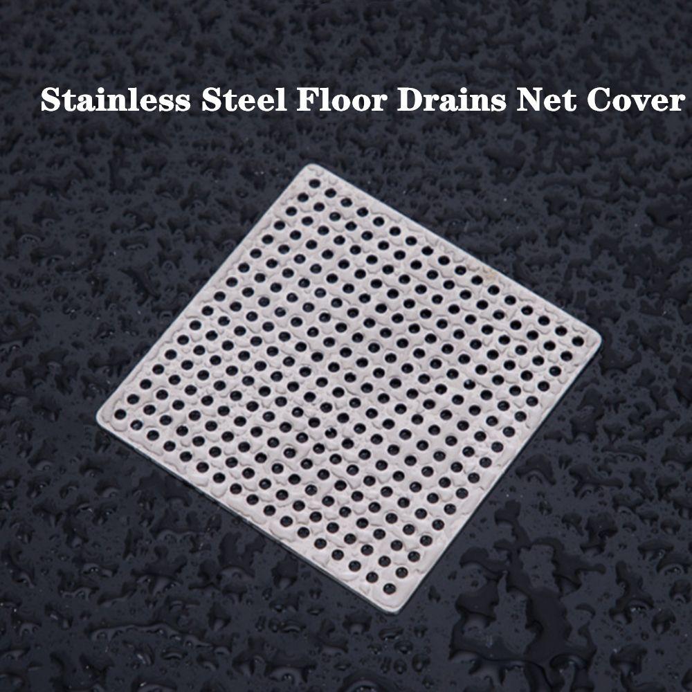 Bathroom Accessories Colander Floor Drain Pad Square Drain Cover Sink Strainer Hair Filter