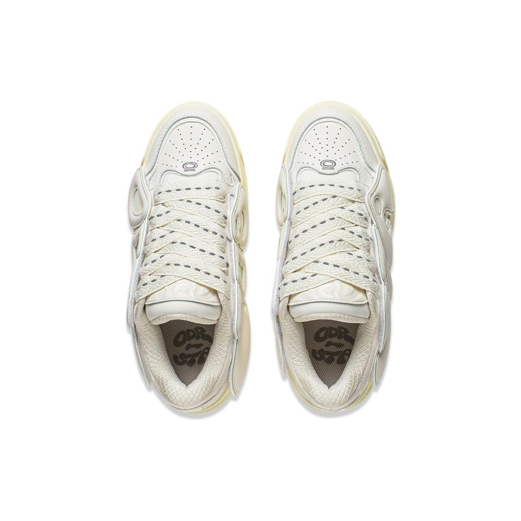 Баскетбольные кроссовки Li Ning Bad5 Odr Sta Collaboration с толстой подошвой, амортизирующие, нескользящие, низкие, женские, кроссовки Off-White ABCT064-1