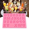 Cake Mold Fondant Cake Mold Happy Birthday Baking Mold Letters Shape Silicone Cake Fondant Chocolate Molds Decorating Tool