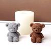 1pc Teddy Bear-Shaped Silicone Mold for DIY Crafts Perfect for Resin, Candles, Clay Durable Ideal for Creative Hobbyists, DIY Craft Supplies