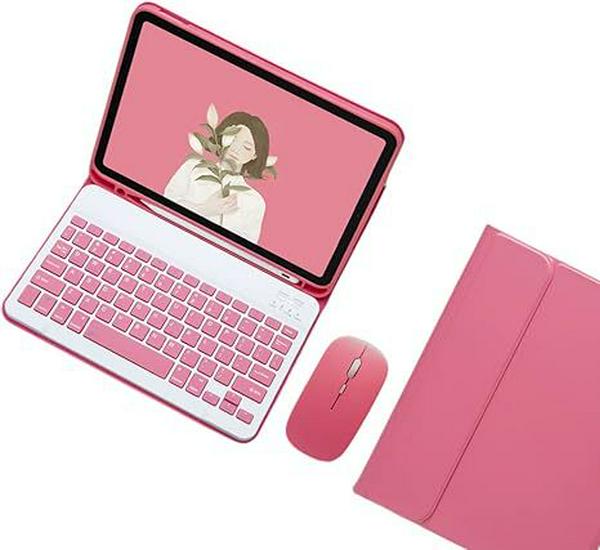 Защитный чехол для iPad 11 2025 года с Bluetooth-клавиатурой и мышью – совместим с Apple Air7