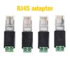 Адаптер-преобразователь RJ45 в RS485 Стабильный клеммный блок для передачи данных для крупномасштабных систем мониторинга