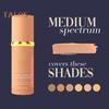 30ML 4-In-1 Liquid Foundation Full Coverage Waterproof Lightweight Long Lasting Moisturizing Natural Broad Spectrum SPF 50+ Women Face Makeup