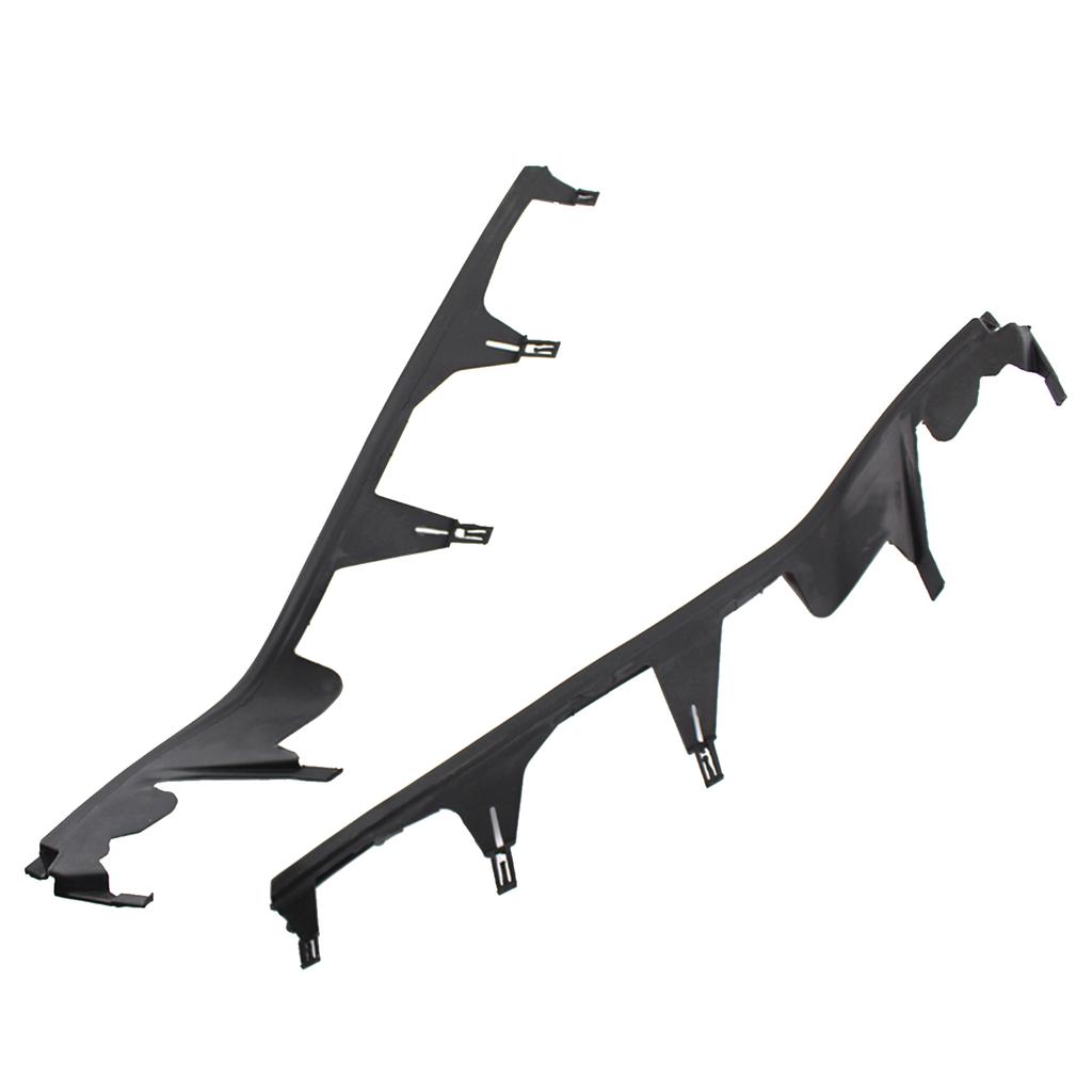 Левая и правая пара сменных накладок на верхнюю фару для BMW 3 серии E46 98-01(4 двери)