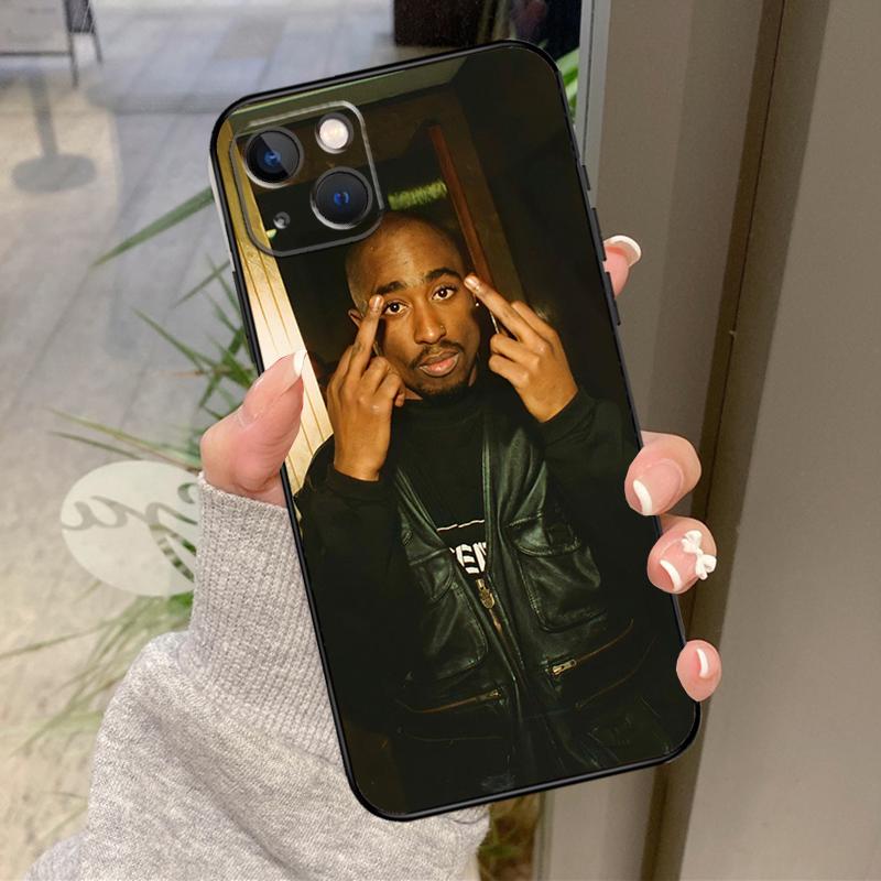 Рэпер 2pac Певец Тупак Чехол Для iPhone 16 Pro Max 15 14 12 11 13 17 Pro Max Plus 12 13 Mini 16e 17 Air Задняя крышка
