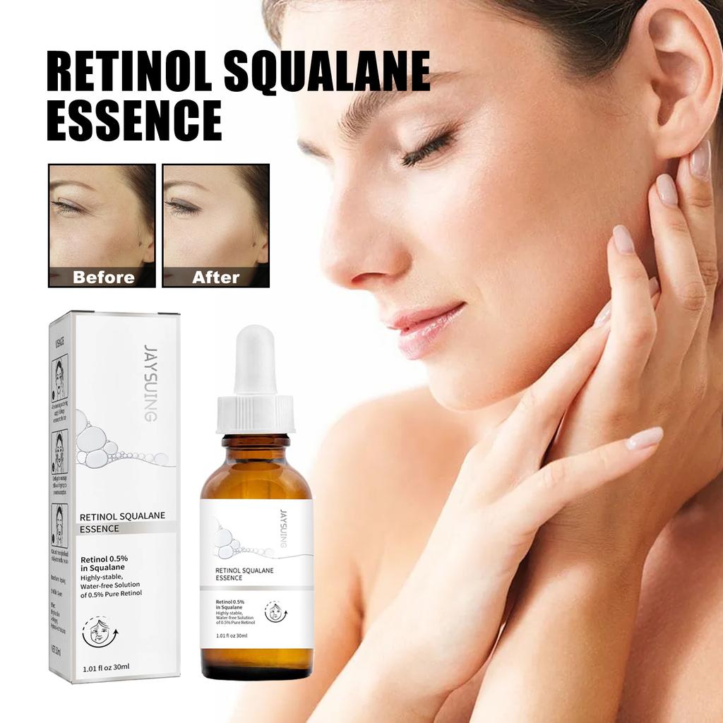 Retinol 0.5% Squalane Extract Wrinkle & Pigmentation Darkening & Moisturizing Skin Brightening Serum