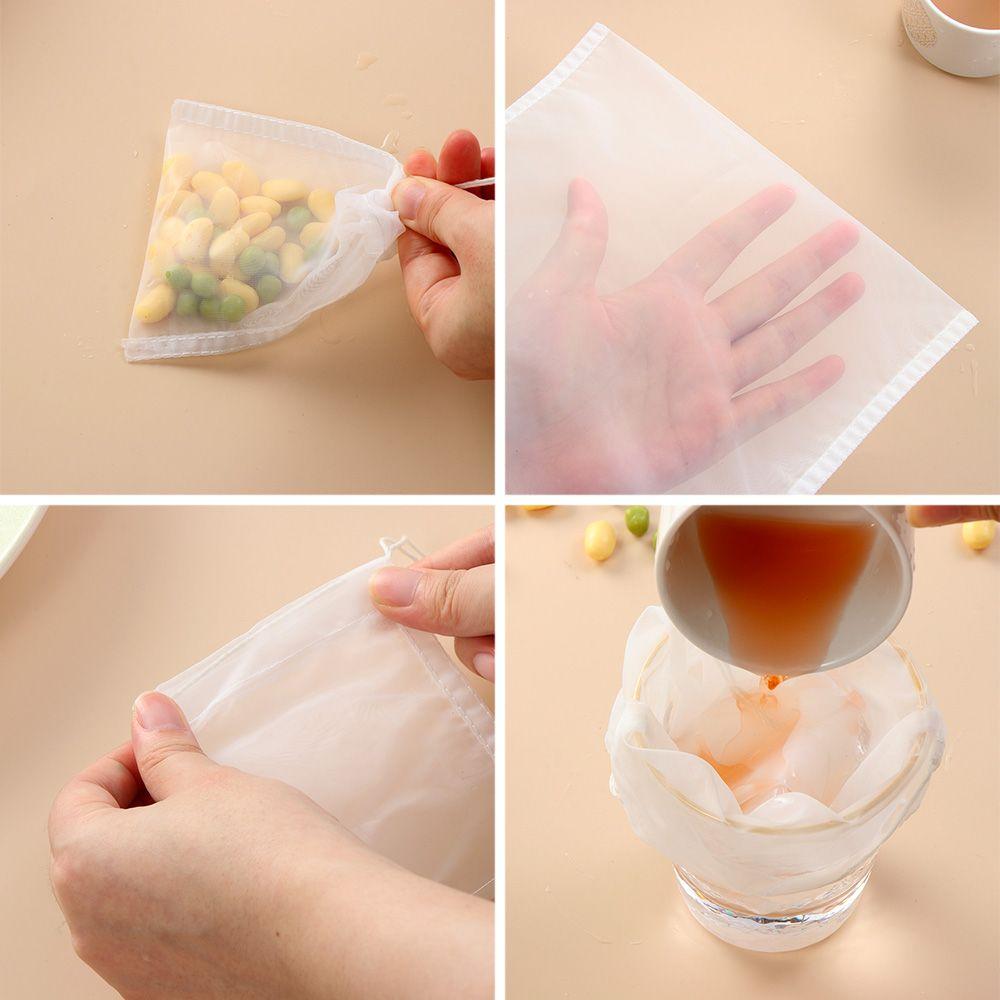 Commercial Food Special Colander Cooking Nylon Fine Mesh Coffee Filter Cheesecloth Nut Milk Bag