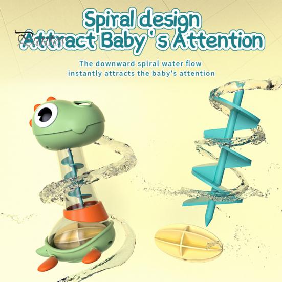 Игрушка для ванны «Динозавр» для младенцев, игрушка для ванны с разбрызгивателем, спиральный поток воды, равномерный выход, дизайн детского душа, пасхальная корзина, наполнители, подарок
