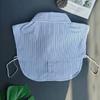 24 Years Old Versatile Shirt Collar Pointed Collar Striped Fake Collar Women'S Shirt Collar Men'S Fake Collar