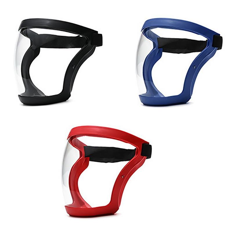 Рабочая защитная маска Прозрачная защитная маска для лица Защитная противотуманная противопылевая домашняя кухонная утварь Полнолицевая маска