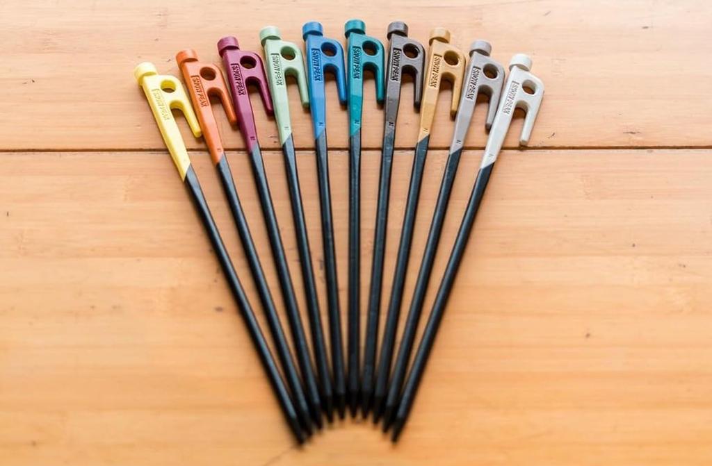 Snow Peak Peg 30cm Solid Stake 30 Yellow Tent Supplies Camping Outdoor R-103-YL