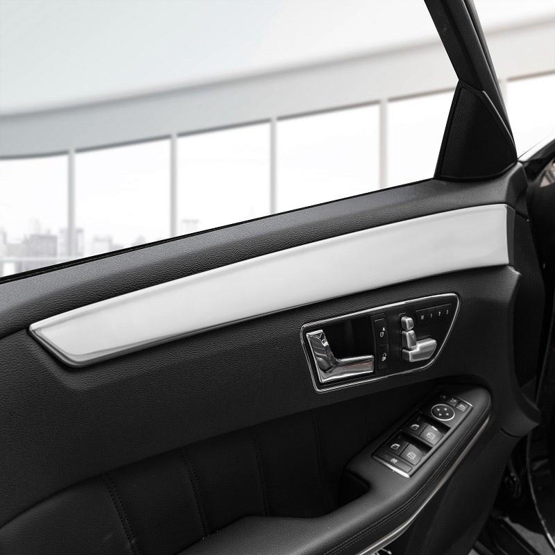 Для Mercedes Benz E-Class W212 A207 C207 S212 Версия с длинной колесной базой, Панель внутренней ручки двери, Декоративная накладка, Автоаксессуар
