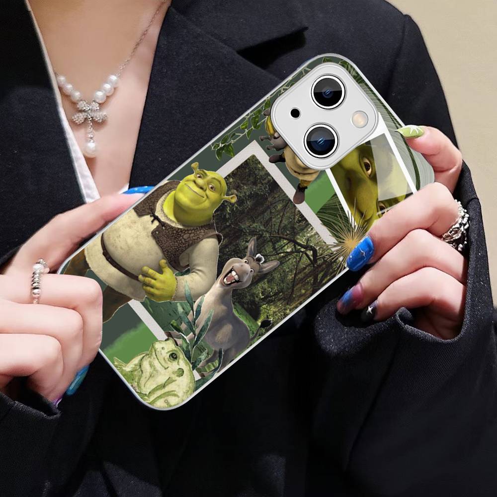 Классический фильм S-Шрек Для IPhone 14 13 12 Mini 11 Pro XS Max X XR 14 Plus Закаленное Стекло Чехол