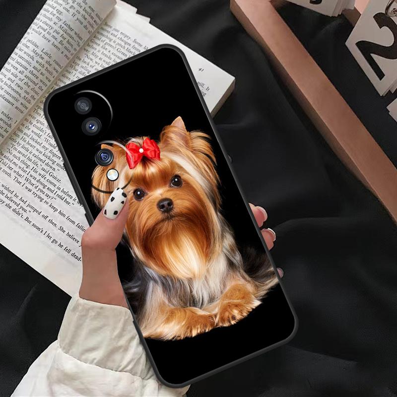 Чехол для собаки Йоркширский терьер For Honor Magic 5 6 7 8 Pro Для Honor 200 400 70 90 Lite X8c X8b X9a X9b X9c X9d Win RT