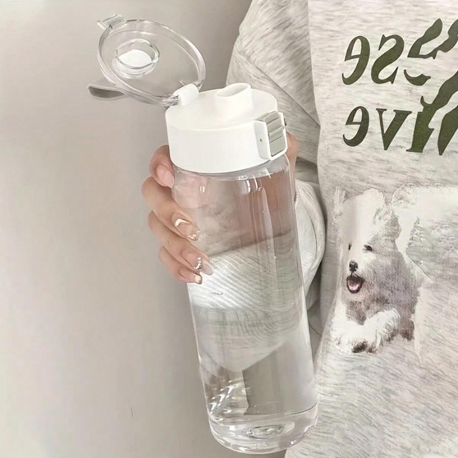 Muji Спортивная прозрачная бутылка для воды большой емкости для фитнеса, для улицы, путешествий и офиса