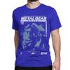Мужская и женская футболка MGS1 Solid Snake Game, хлопковые топы Metal Gear, забавные футболки с коротким рукавом и круглым вырезом, классические футболки