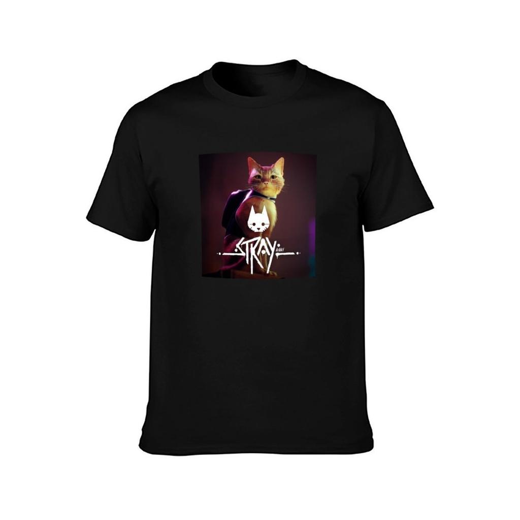 Stray Cat Game stray logo TShirt Comfortable Work Wear Tee