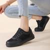 Women's Casual Sneakers White Summer Hollow Out Lace-Up Front Skate Shoes Womens Lightweight Walking Shoes