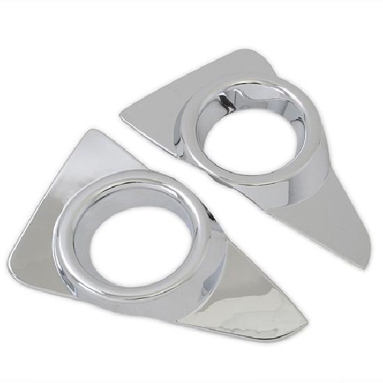 For Toyota RAV4 2016 2017 2018 Chrome Head Front Fog Light Lamp Cover Trim Bezel