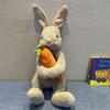 New Gifts For Kids Easter Day Sitting Bunny Hugging Carrot Simulated Rabbit Doll