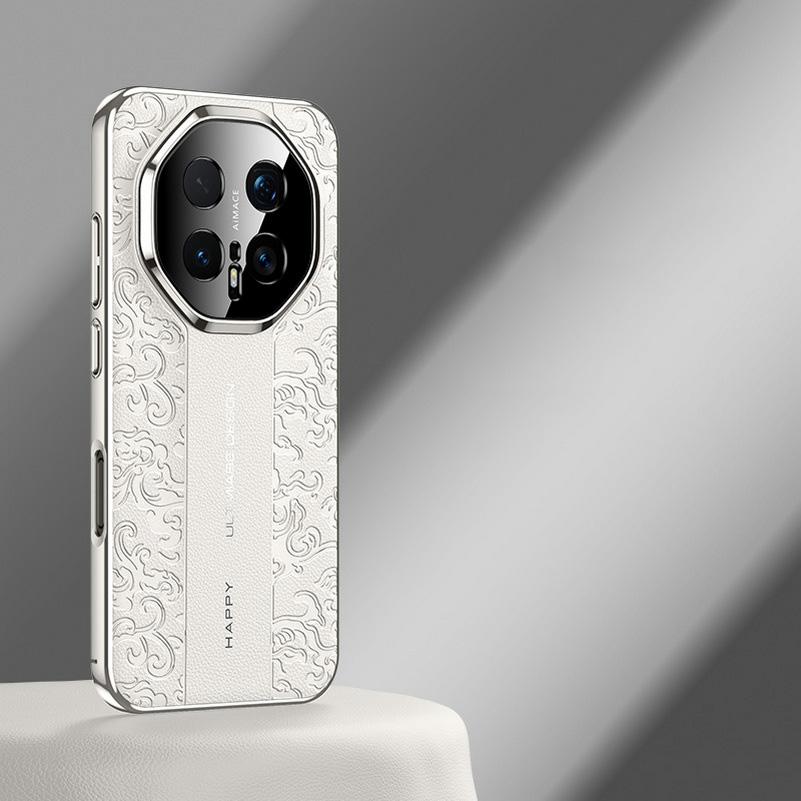Чехол с тиснением «Благоприятное облако» из кожи для Honor Magic8 Pro magic 8, тонкий, с покрытием, защитная крышка